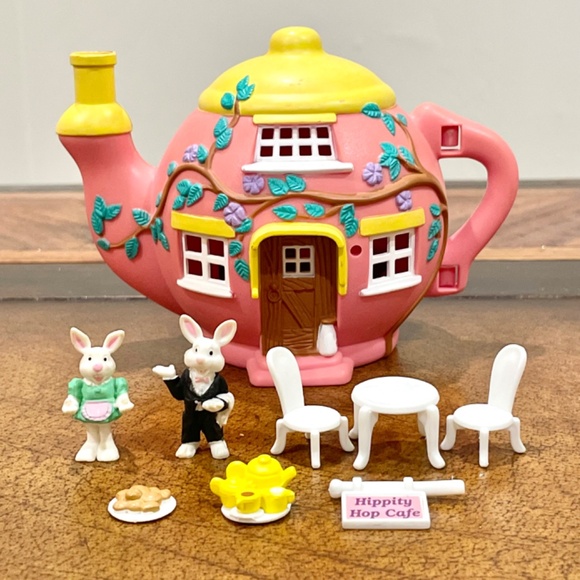 Vintage Teeny Weeny Teapot Hippity Hop Cafe 1995 Vivid Imaginations Retro Toys - Picture 2 of 8